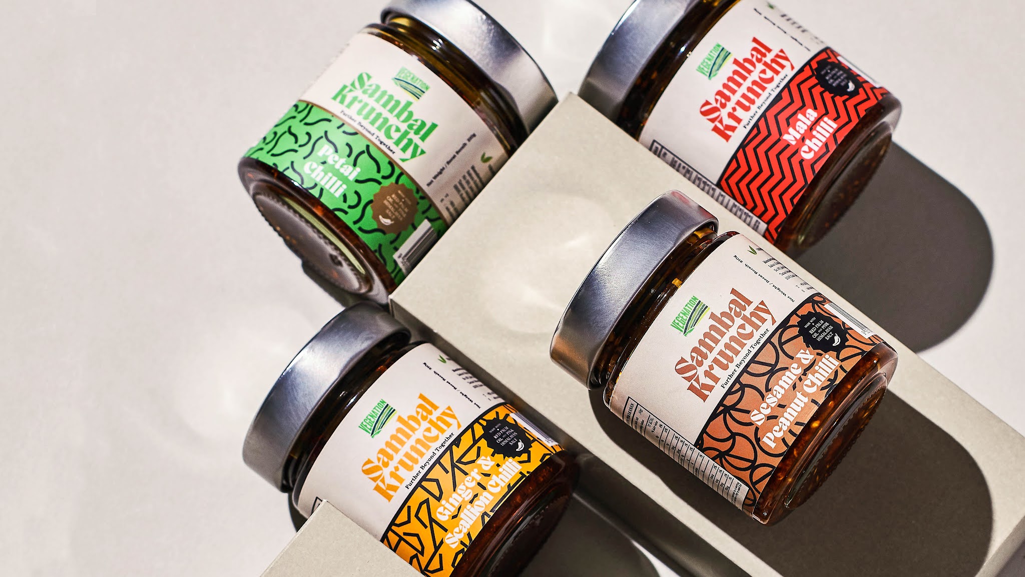 Sambal 瓶裝食品包裝設(shè)計(jì)“馬來西亞傳統(tǒng)蠟染圖案”