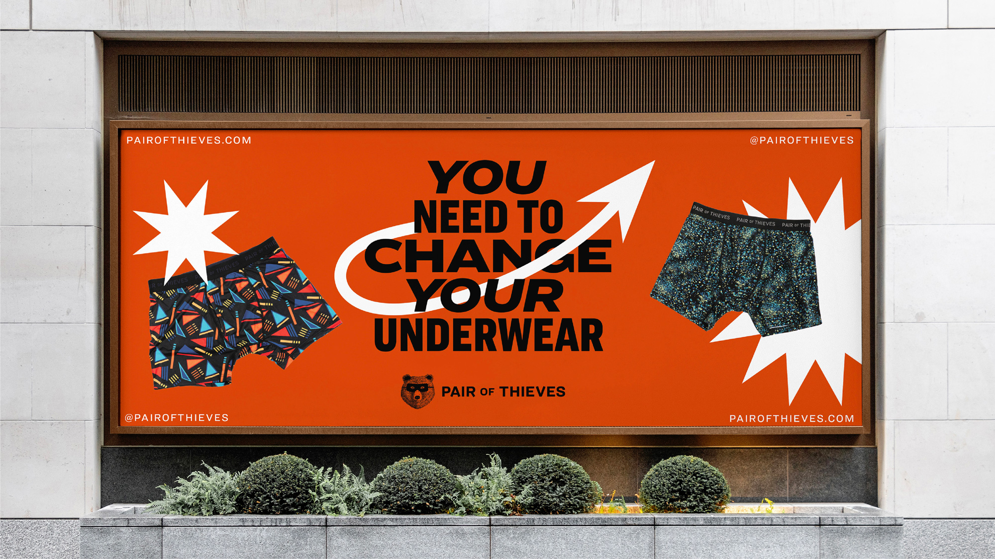 Pair of Thieves襪子內(nèi)衣公司品牌更新設(shè)計-廣告設(shè)計