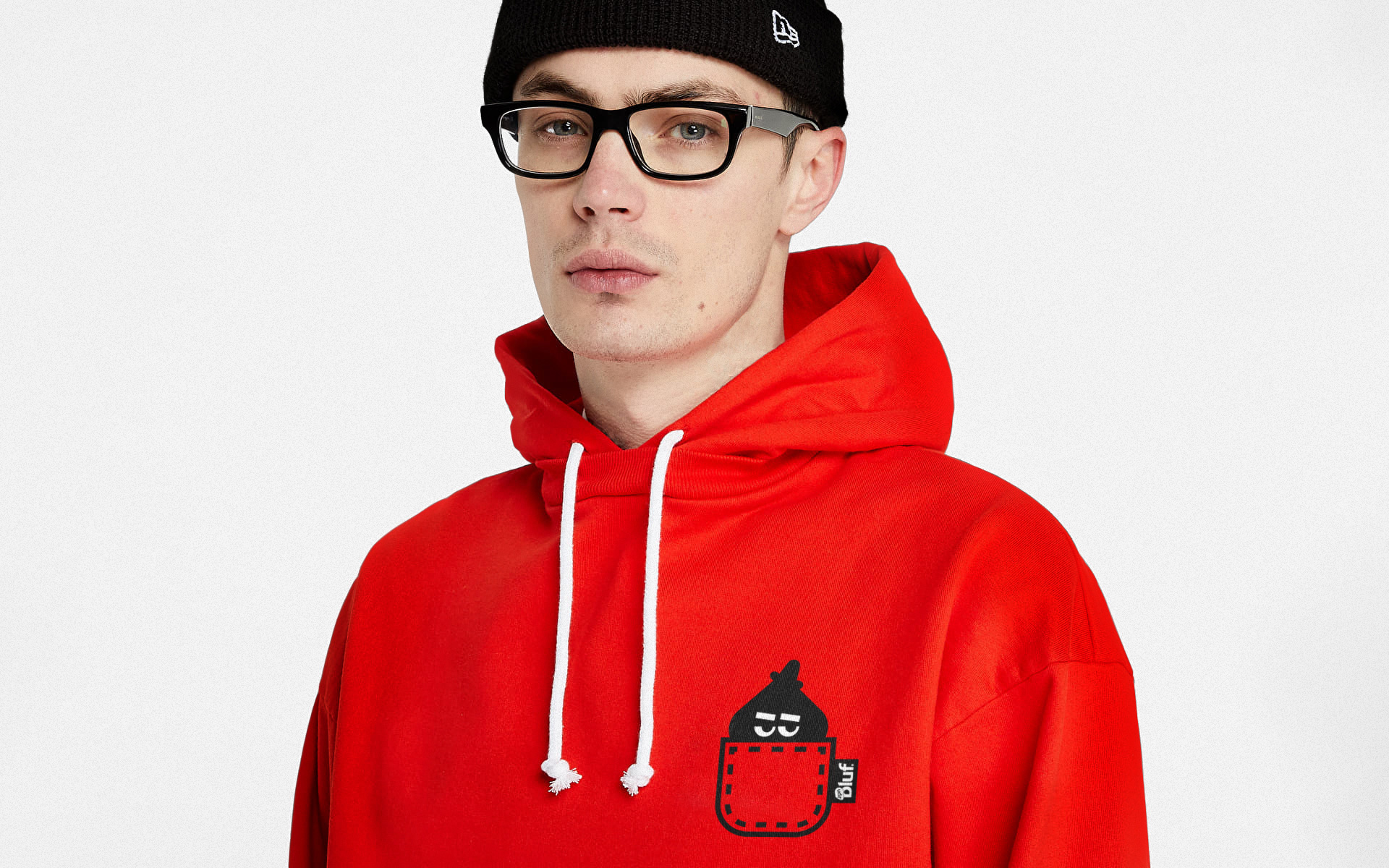 Bluf翻墻與隱私保護(hù)VPN軟件品牌設(shè)計(jì)ip卡通- 帽衫