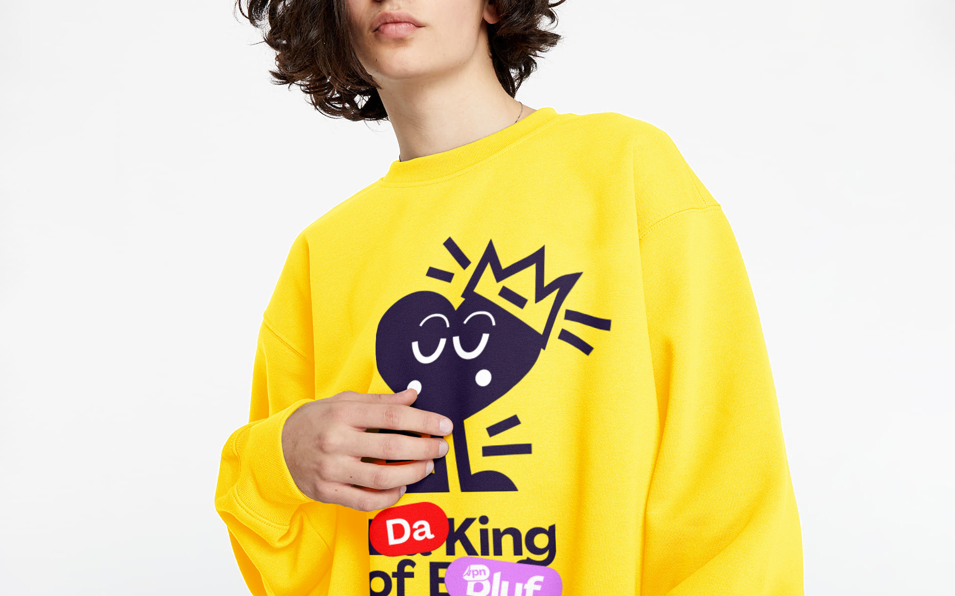 Bluf翻墻與隱私保護(hù)VPN軟件品牌設(shè)計(jì)ip卡通- 運(yùn)動(dòng)衫