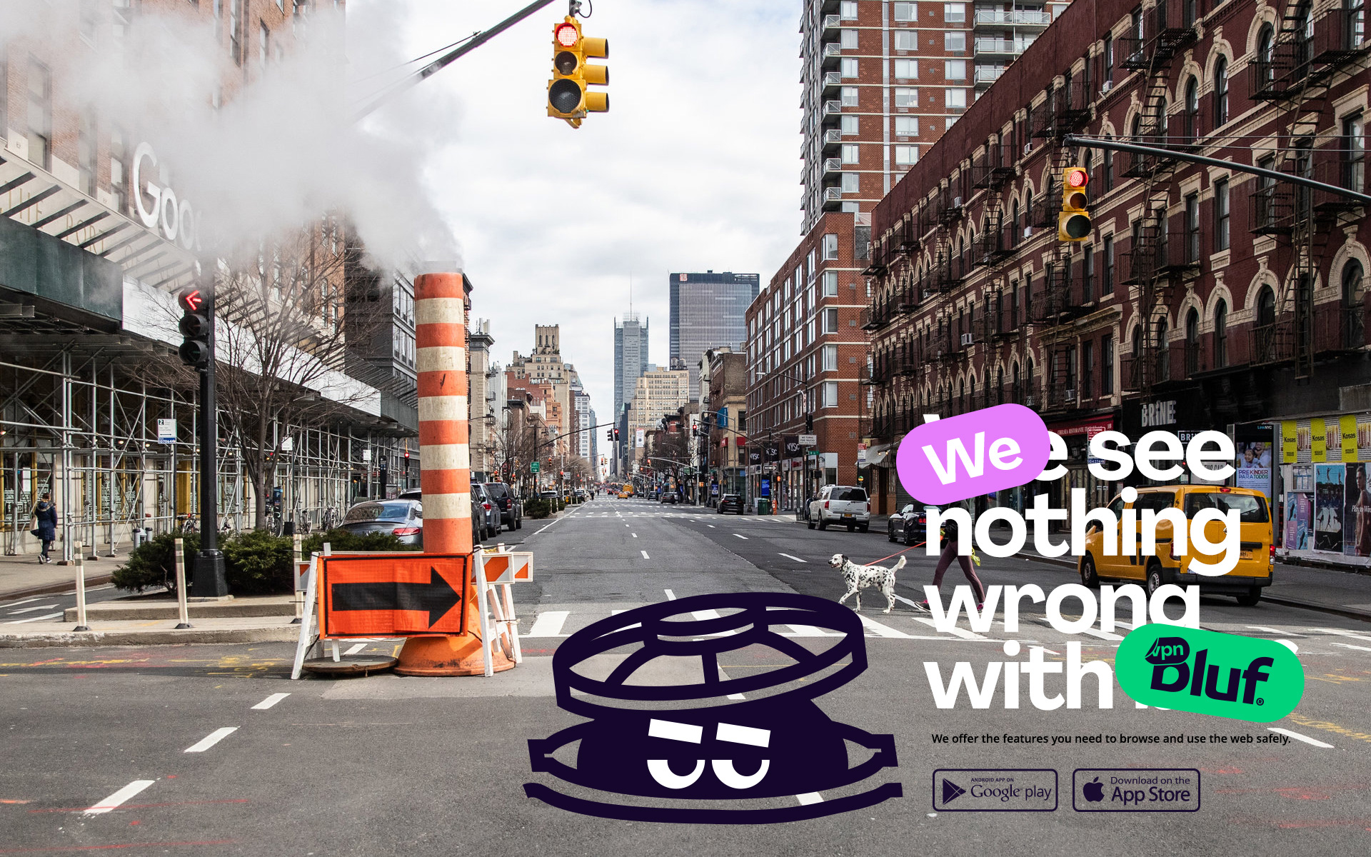 Bluf翻墻與隱私保護(hù)VPN軟件品牌設(shè)計(jì)ip卡通-廣告設(shè)計(jì)。