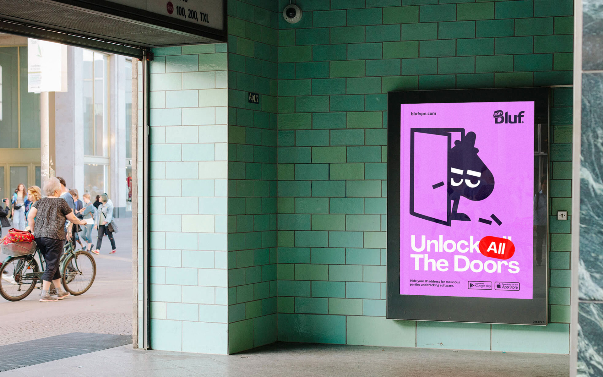 Bluf翻墻與隱私保護(hù)VPN軟件品牌設(shè)計(jì)ip卡通-VI 應(yīng)用程序設(shè)計(jì)