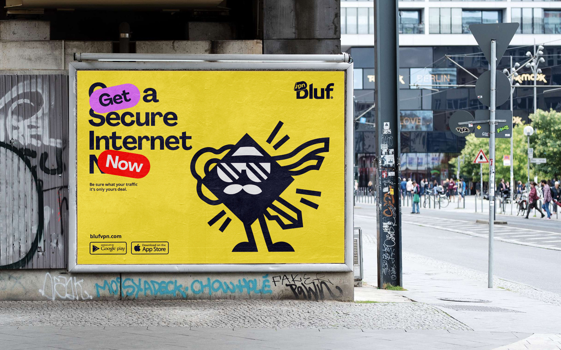 Bluf翻墻與隱私保護(hù)VPN軟件品牌設(shè)計(jì)ip卡通-VI 應(yīng)用程序設(shè)計(jì)