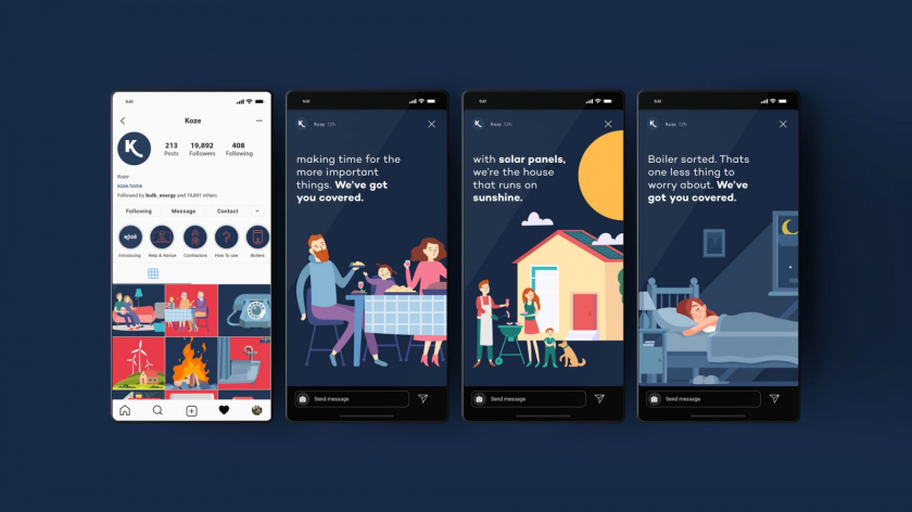 Koze鍋爐品牌設(shè)計升級，K在logo設(shè)計中的運用，及插畫設(shè)計年輕品牌形象