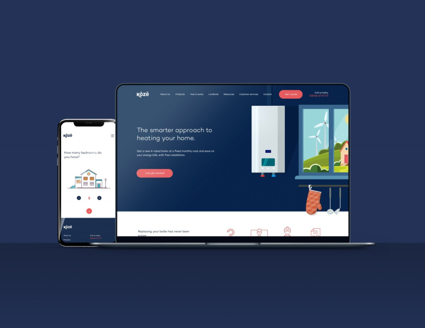 Koze鍋爐品牌設(shè)計升級，K在logo設(shè)計中的運用，及插畫設(shè)計年輕品牌形象