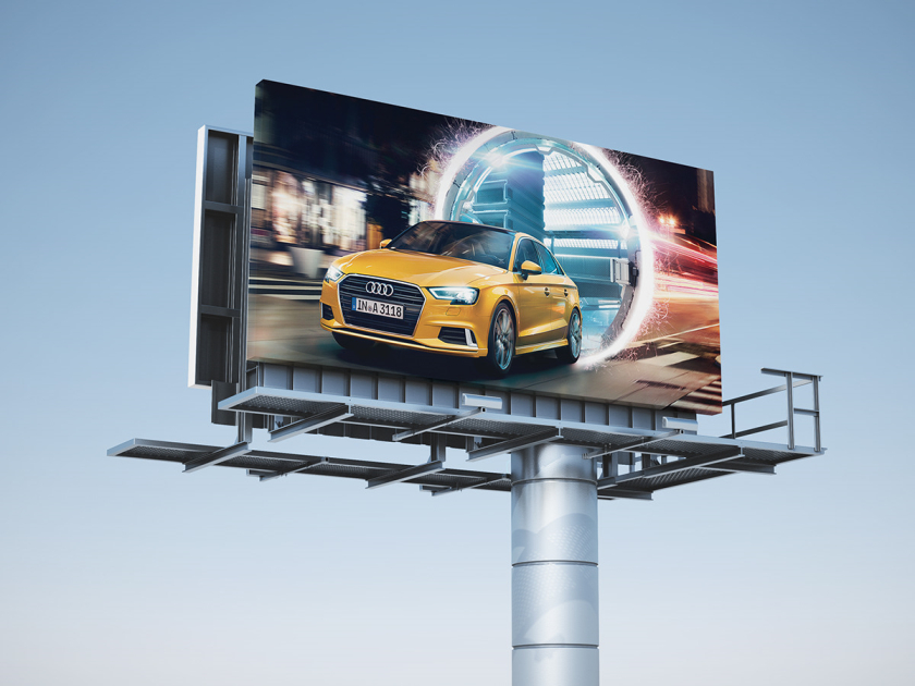 Audi 奧迪 A3 汽車(chē)宣傳主KV平面廣告設(shè)計(jì)“超時(shí)空傳送”篇