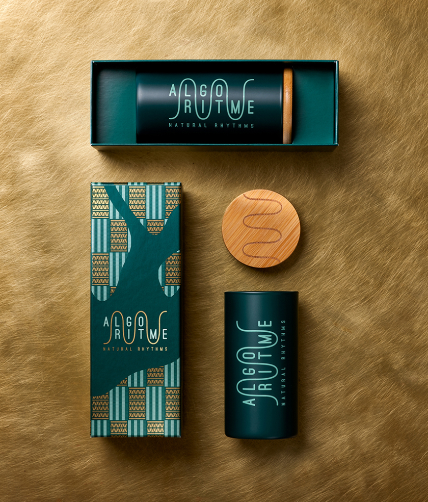 Algoritme螺旋藻補(bǔ)充劑包裝設(shè)計(jì)“波浪圖案”