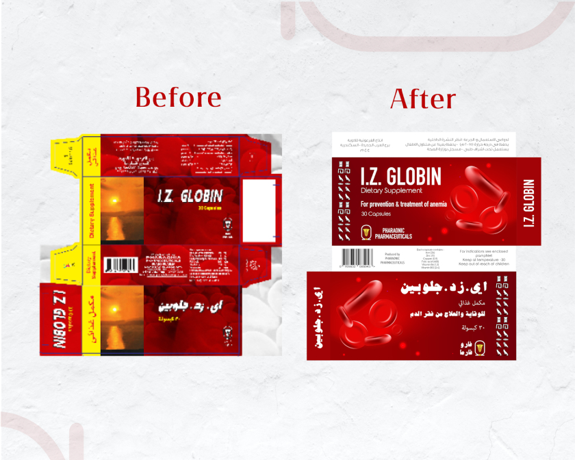 Pharaonia貧血治療藥品包裝設(shè)計(jì)