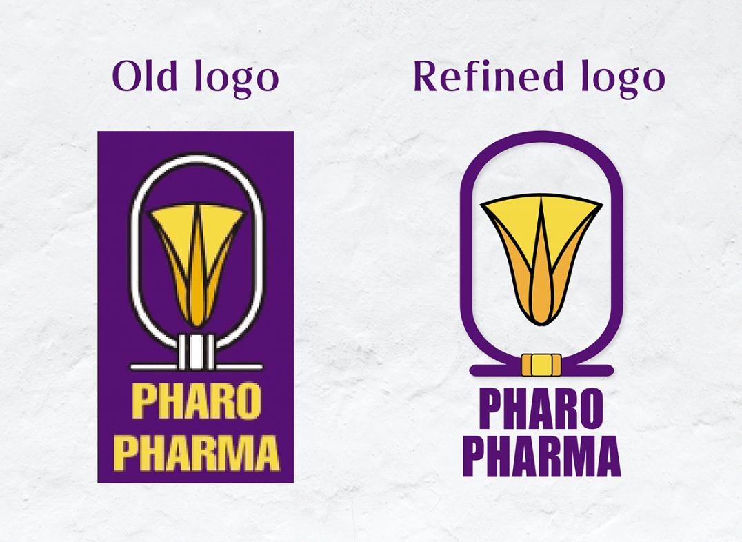Pharaonia 醫(yī)藥品牌logo設(shè)計(jì)