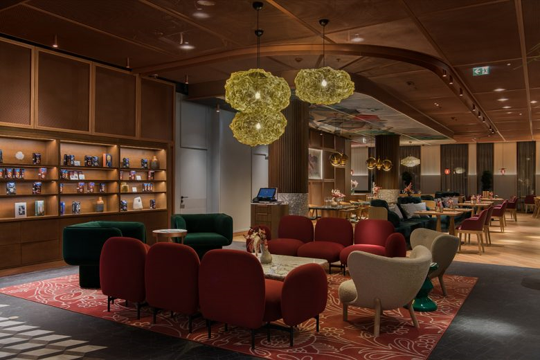 高級沙加爾餐廳餐飲室內(nèi)空間設(shè)計(jì)，藝術(shù)與奢華風(fēng)格