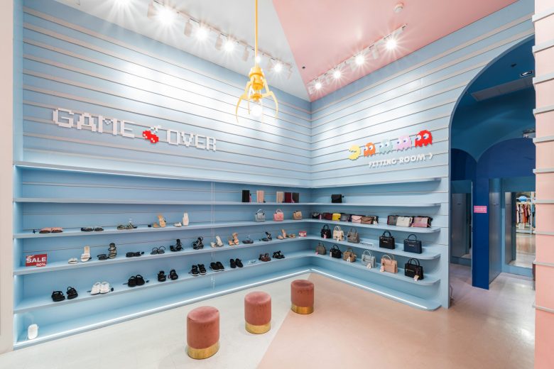 Matchbox時(shí)尚潮流服飾商店店鋪空間設(shè)計(jì)，90年代街機(jī)游戲風(fēng)格