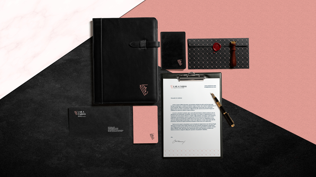 Laila Farias 法律律師工作室品牌vi視覺形象識別設(shè)計,優(yōu)雅的女性風(fēng)格 Laila Farias 法律律師工作室品牌vi視覺形象識別設(shè)計,優(yōu)雅的女性風(fēng)格