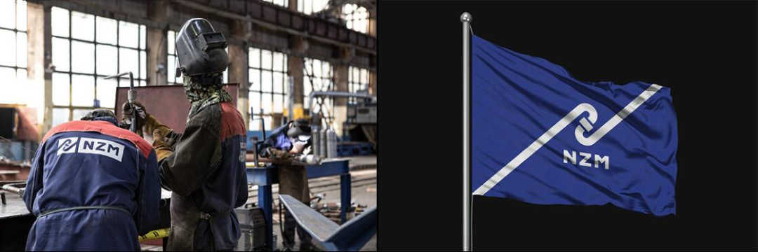 NZM 建筑公司企業(yè)形象視覺(jué)識(shí)別設(shè)計(jì)-超酷的工業(yè)風(fēng)格logo設(shè)計(jì)vi設(shè)計(jì)