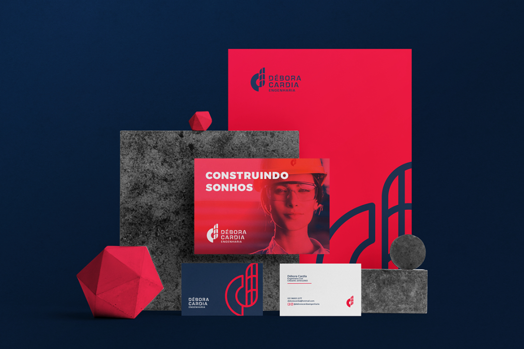 Débora Cardia 土木建筑公司品牌形象設(shè)計(jì)logo設(shè)計(jì)vi設(shè)計(jì),字母dc+大樓圖形 Débora Cardia 土木建筑公司品牌形象設(shè)計(jì)logo設(shè)計(jì)vi設(shè)計(jì),字母dc+大樓圖形