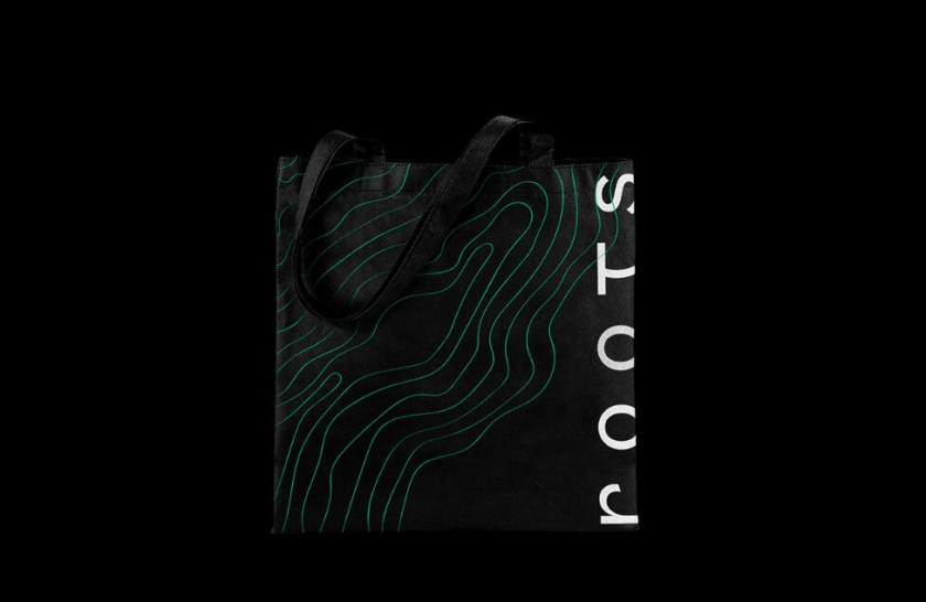 Roots 烏克蘭進(jìn)口葡萄酒公司vi設(shè)計，梯田線條元素