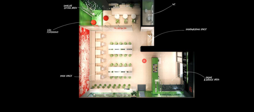Woobles 明火炒鍋餐廳餐飲品牌創(chuàng)建與全案策劃設(shè)計-店鋪空間設(shè)計