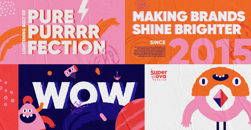 Supernova高端精品設(shè)計(jì)工作室品牌形象設(shè)計(jì)與炫酷卡通風(fēng)格插畫設(shè)計(jì) Supernova高端精品設(shè)計(jì)工作室品牌形象設(shè)計(jì)與炫酷卡通風(fēng)格插畫設(shè)計(jì)