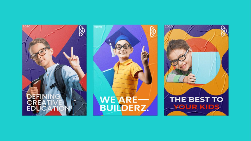 Builderz 兒童教育平臺(tái)品牌設(shè)計(jì)-logo,vi設(shè)計(jì)