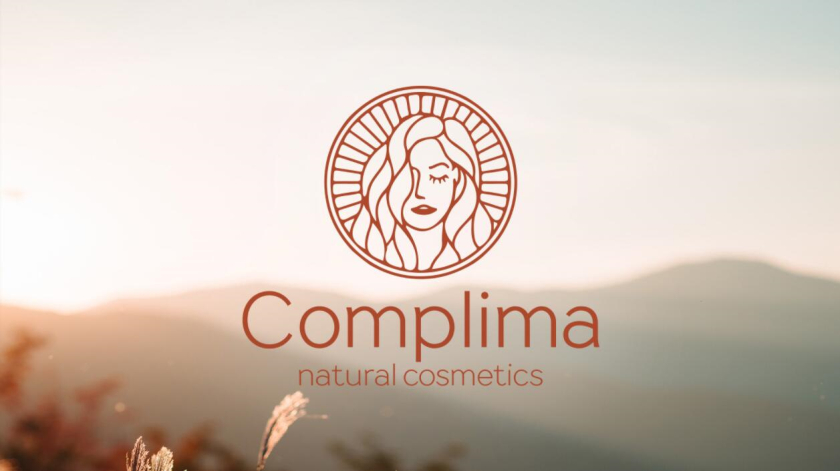 Natural cosmetics 天然化妝品logo設(shè)計“長發(fā)女性”形象