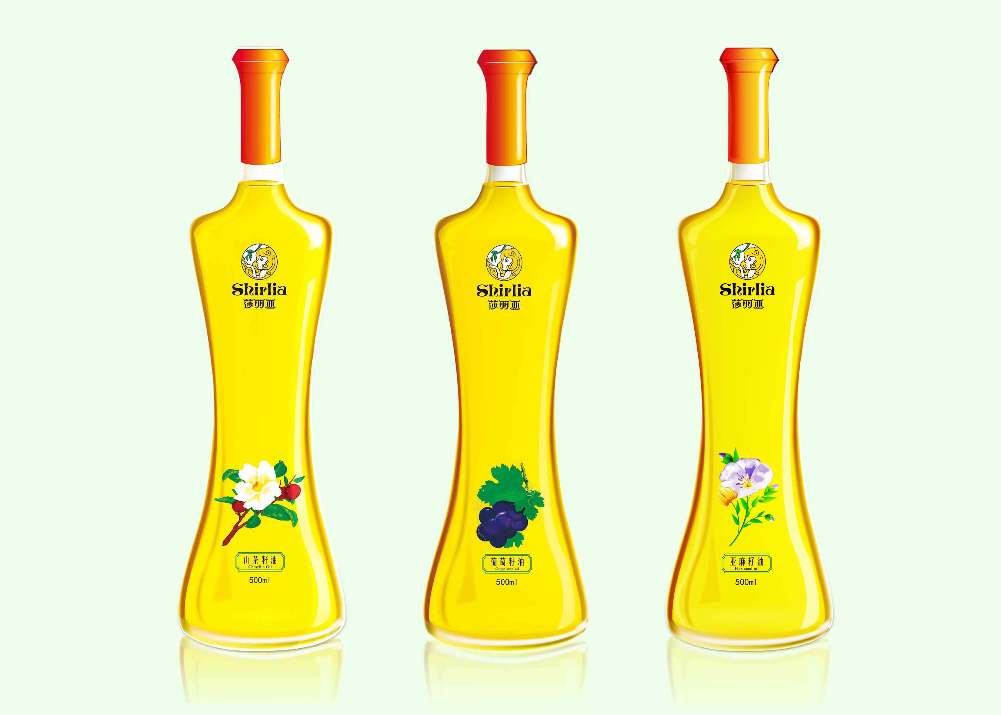 尚略原創(chuàng)優(yōu)秀食品包裝設(shè)計案例-莎麗亞食用油包裝設(shè)計瓶型設(shè)計