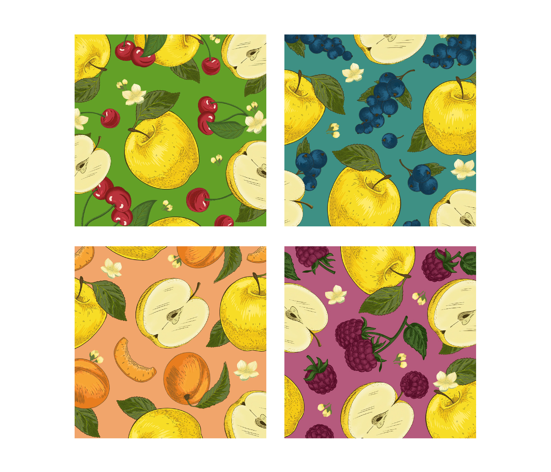 Belevsky水果糖果餅干包裝設(shè)計,多樣化配色與充滿食欲的水果插畫 Belevsky水果糖果餅干包裝設(shè)計,多樣化配色與充滿食欲的水果插畫