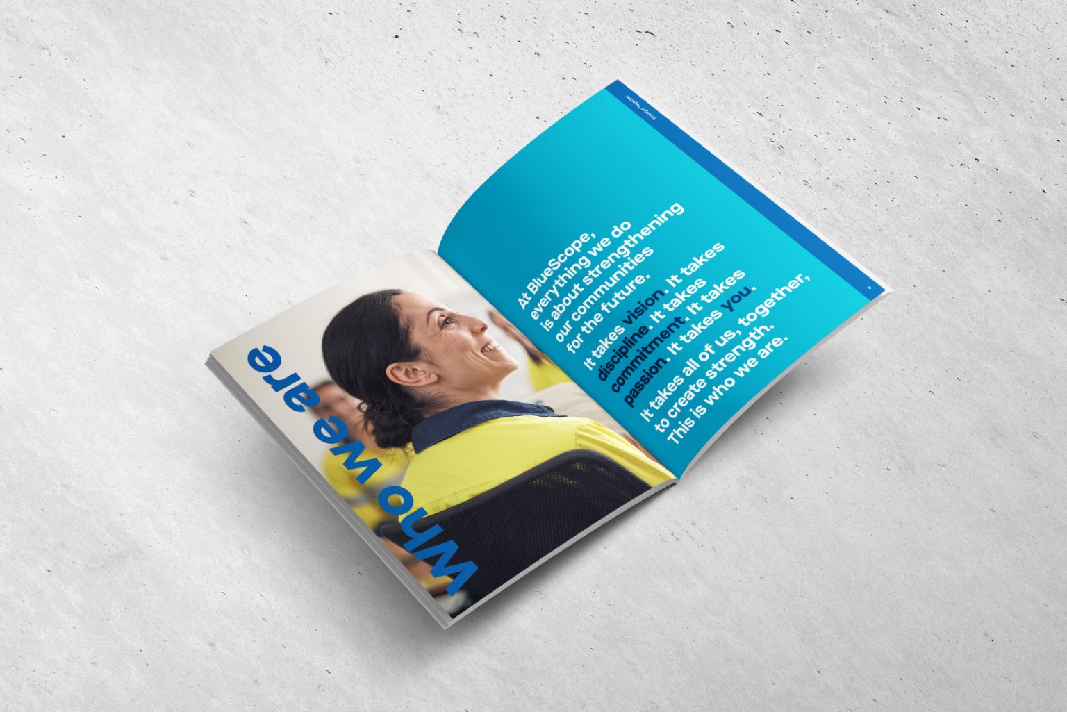 BlueScope油漆涂層鋼鐵產(chǎn)品制造商品牌形象企業(yè)vi設(shè)計(jì)“藍(lán)色動(dòng)態(tài)彎曲”輔助圖形