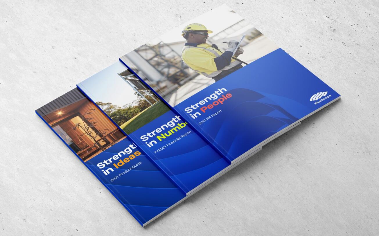 BlueScope油漆涂層鋼鐵產(chǎn)品制造商品牌形象企業(yè)vi設(shè)計(jì)“藍(lán)色動(dòng)態(tài)彎曲”輔助圖形