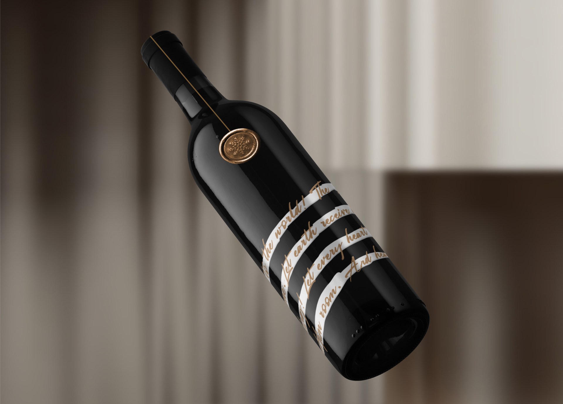 Nero Atelier葡萄酒包裝設(shè)計,優(yōu)雅與奢華的天使與星星圖案 Nero Atelier葡萄酒包裝設(shè)計,優(yōu)雅與奢華的天使與星星圖案