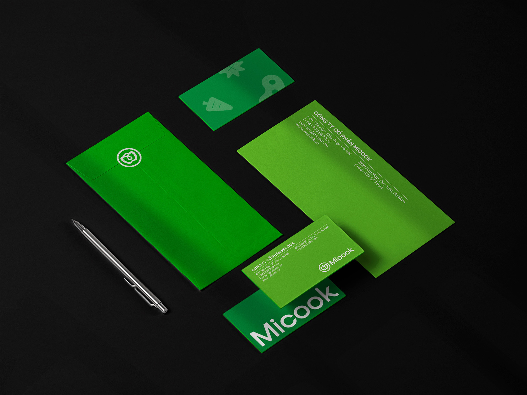 Micook食品農(nóng)產(chǎn)品農(nóng)業(yè)公司logo設(shè)計(jì)“鐘形辣椒+水滴+圓圈”vi設(shè)計(jì)