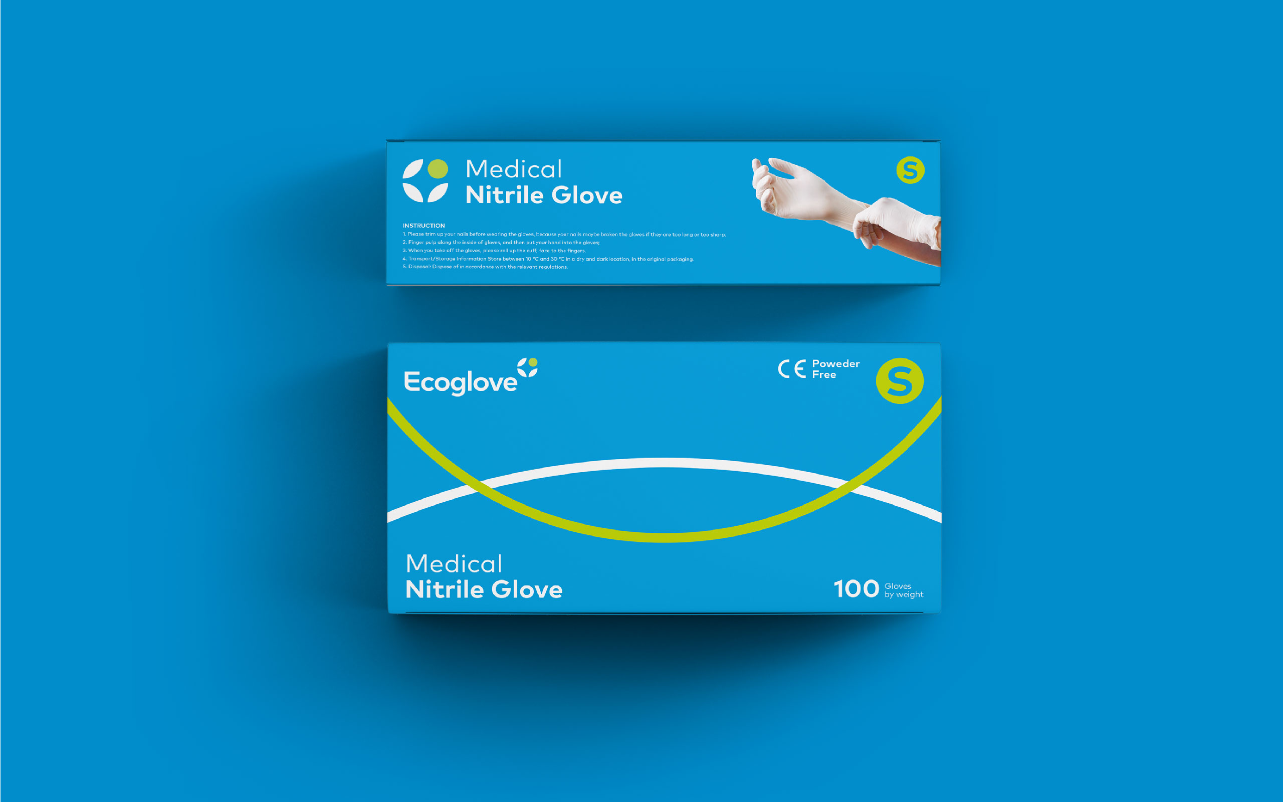 Ecoglowe 綠色醫(yī)療用品醫(yī)用手套品牌創(chuàng)建策劃設(shè)計-包裝設(shè)計