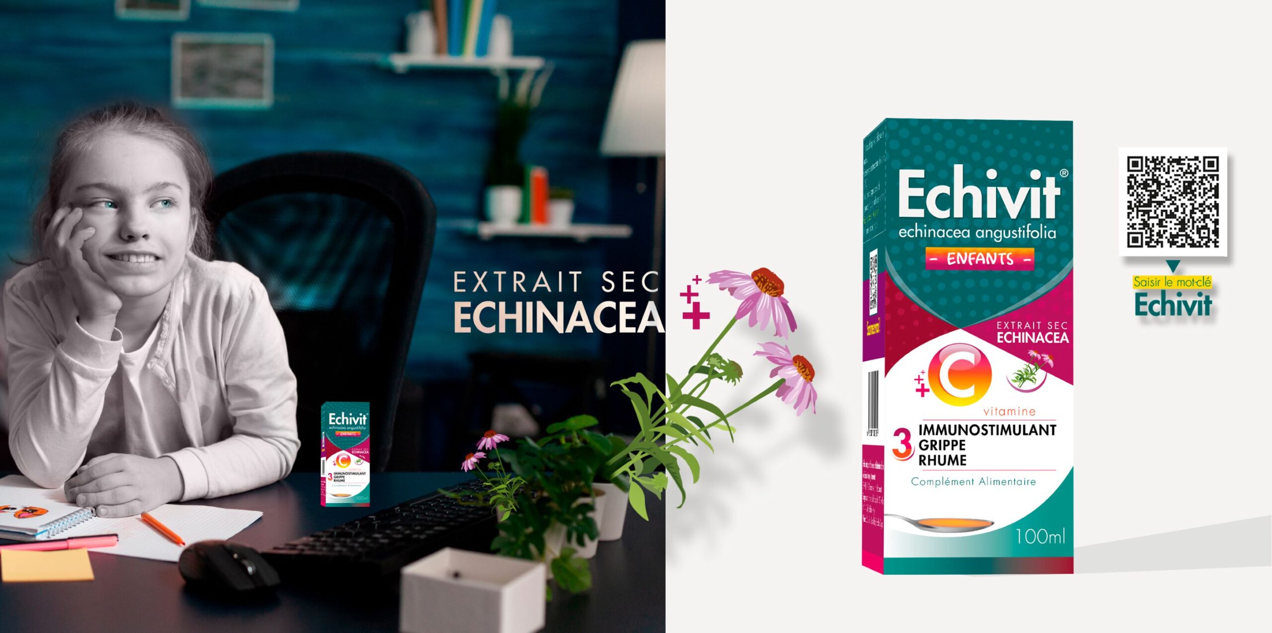 Ecivit OTC藥品包裝設(shè)計(jì)，突出品牌與交叉色塊版式