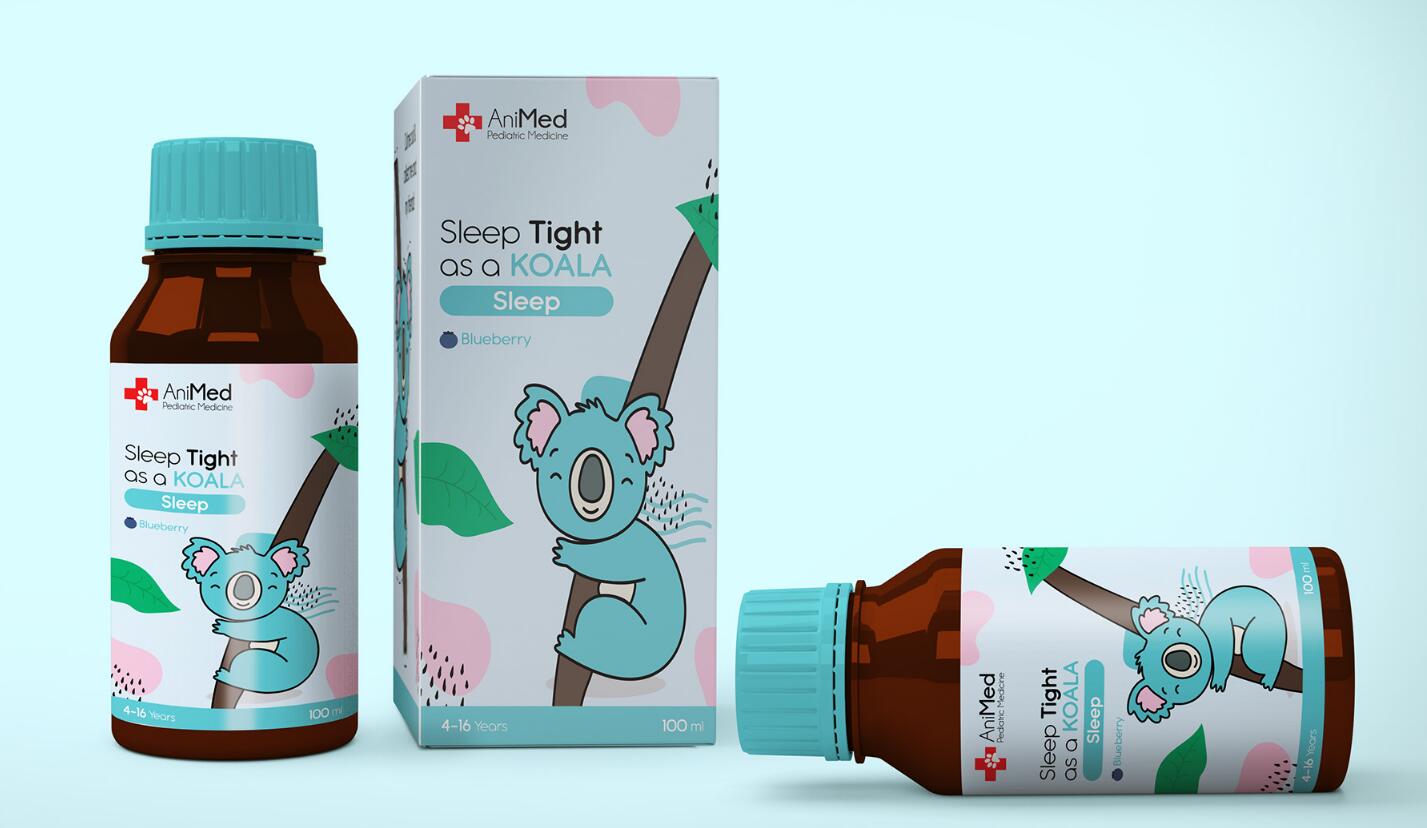 ANMed兒童藥品包裝設(shè)計(jì)，有趣的“動(dòng)物插畫”概念