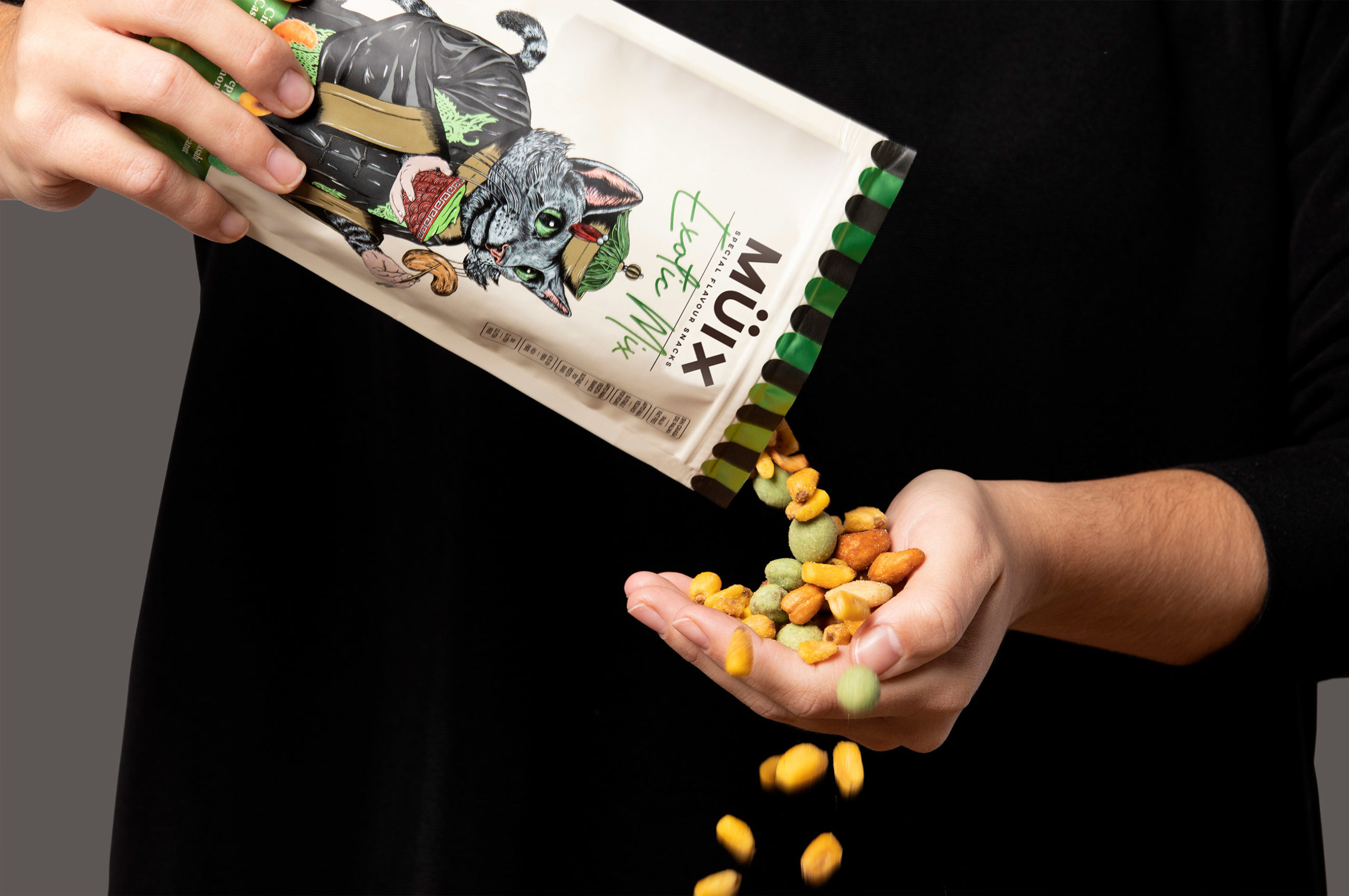 Müix混合口味堅果食品包裝設(shè)計“動物擬人”插畫 Müix混合口味堅果食品包裝設(shè)計“動物擬人”插畫