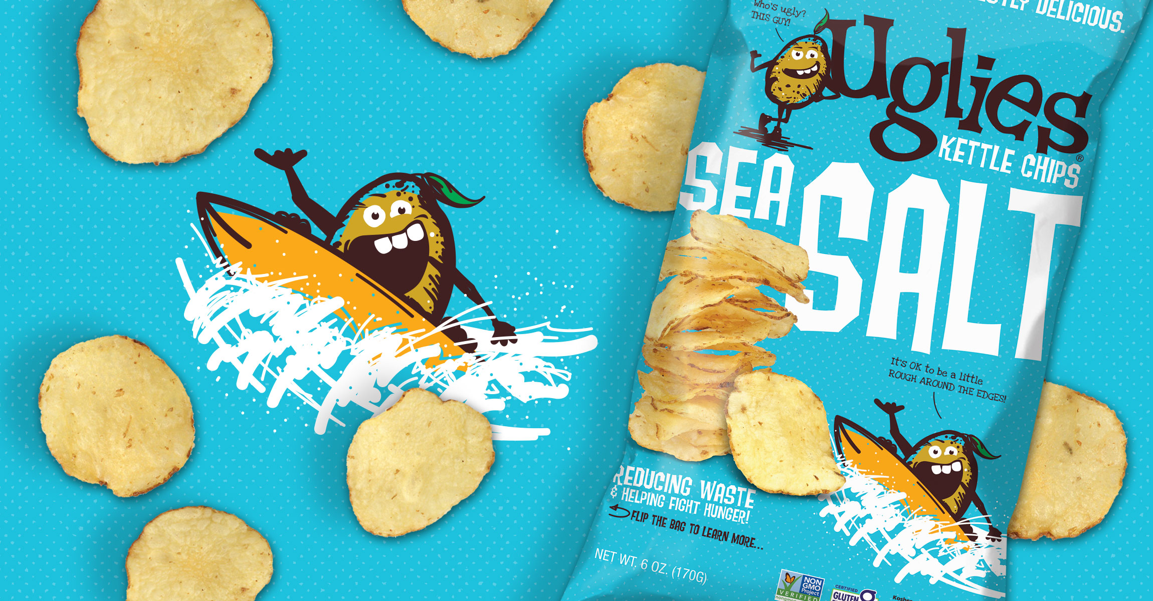 我很丑但我很好吃， Uglies薯片品牌戰(zhàn)略、卡通設(shè)計(jì)、包裝設(shè)計(jì)