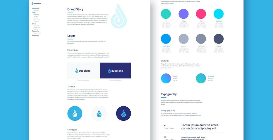 示例品牌重塑指南設(shè)計