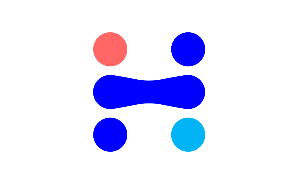 Included Health在線虛擬醫(yī)療科技公司logo設(shè)計,基因元素+四個小圓點組成H字母 Included Health在線虛擬醫(yī)療科技公司logo設(shè)計,基因元素+四個小圓點組成H字母