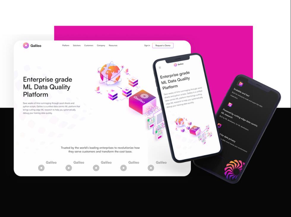 Galileo 人工智能初創(chuàng)公司logo設計vi設計，酷炫科技風格