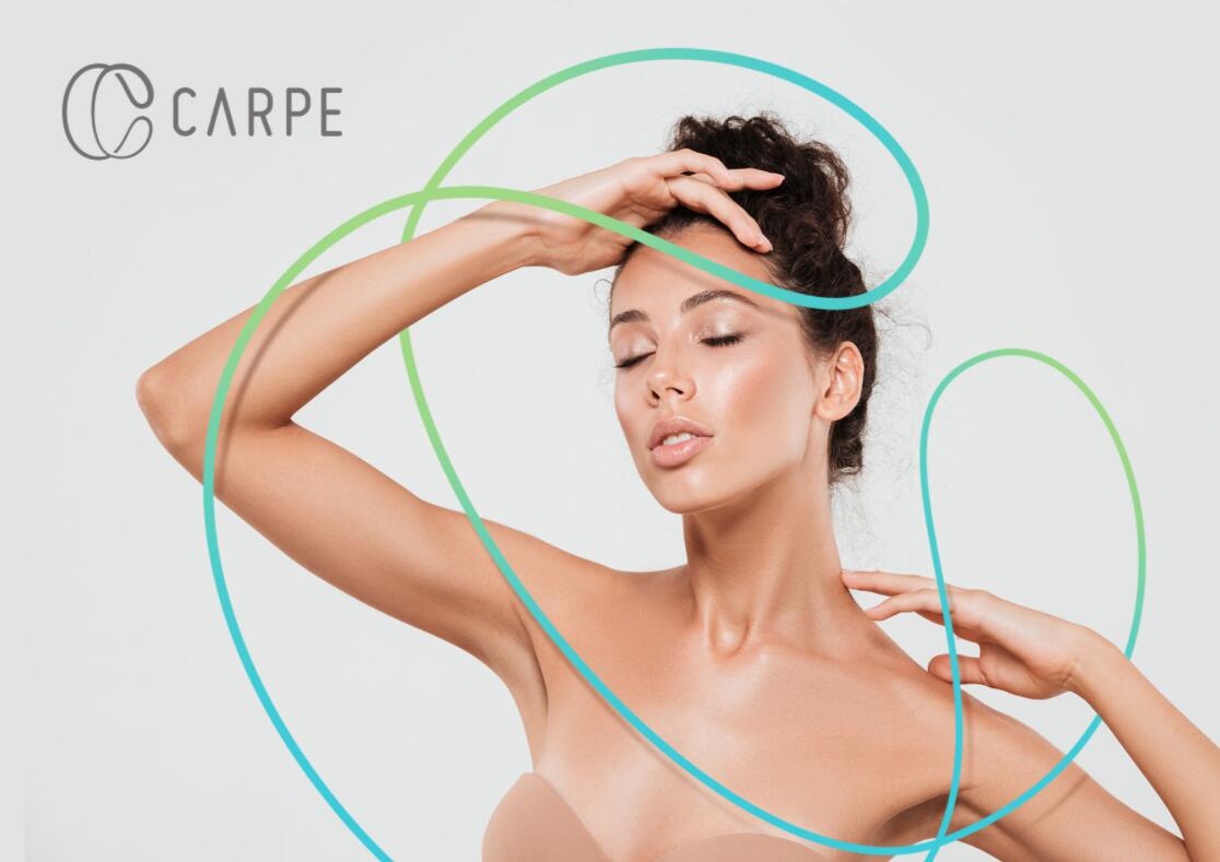 CARPE 醫(yī)療美容整形塑形醫(yī)院logo設計vi設計，線條字母c