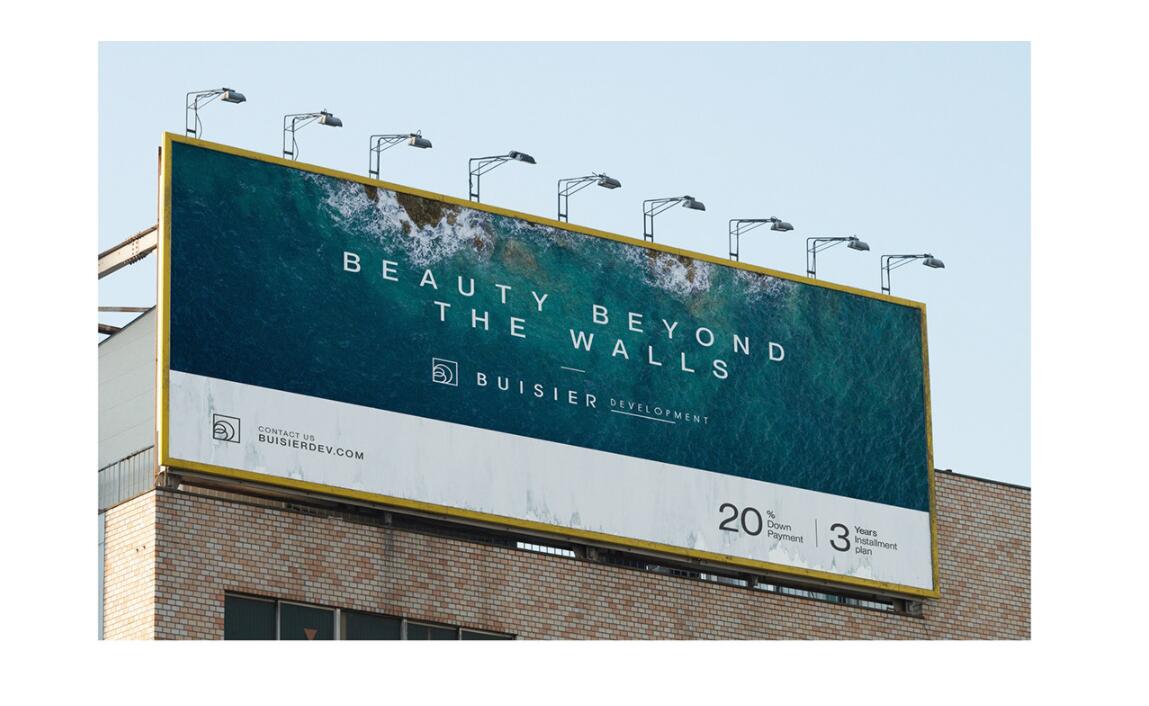 Buisier 別墅地產(chǎn)項(xiàng)目logo設(shè)計(jì)vi形象設(shè)計(jì)，B+D字母+方框