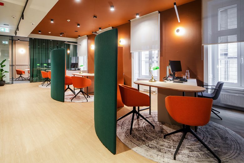 肯特銀行理財(cái)營(yíng)業(yè)廳空間設(shè)計(jì)，更開放更友好的理財(cái)溝通氛圍