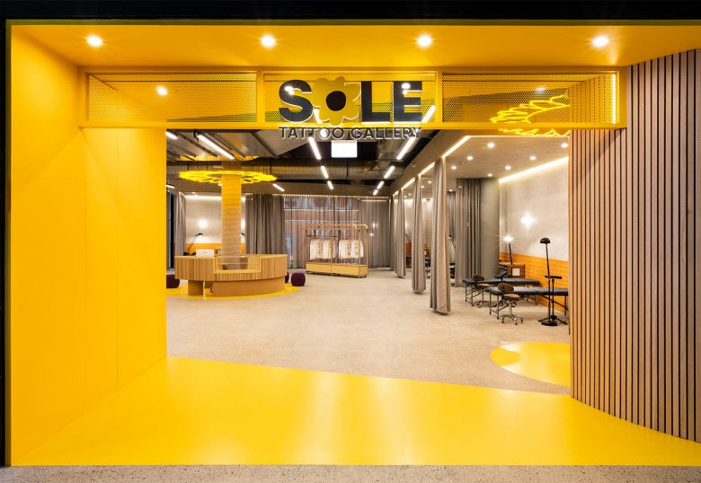 Sole藝術(shù)畫廊及辦公空間設(shè)計”向日葵“概念元素 Sole藝術(shù)畫廊及辦公空間設(shè)計”向日葵“概念元素