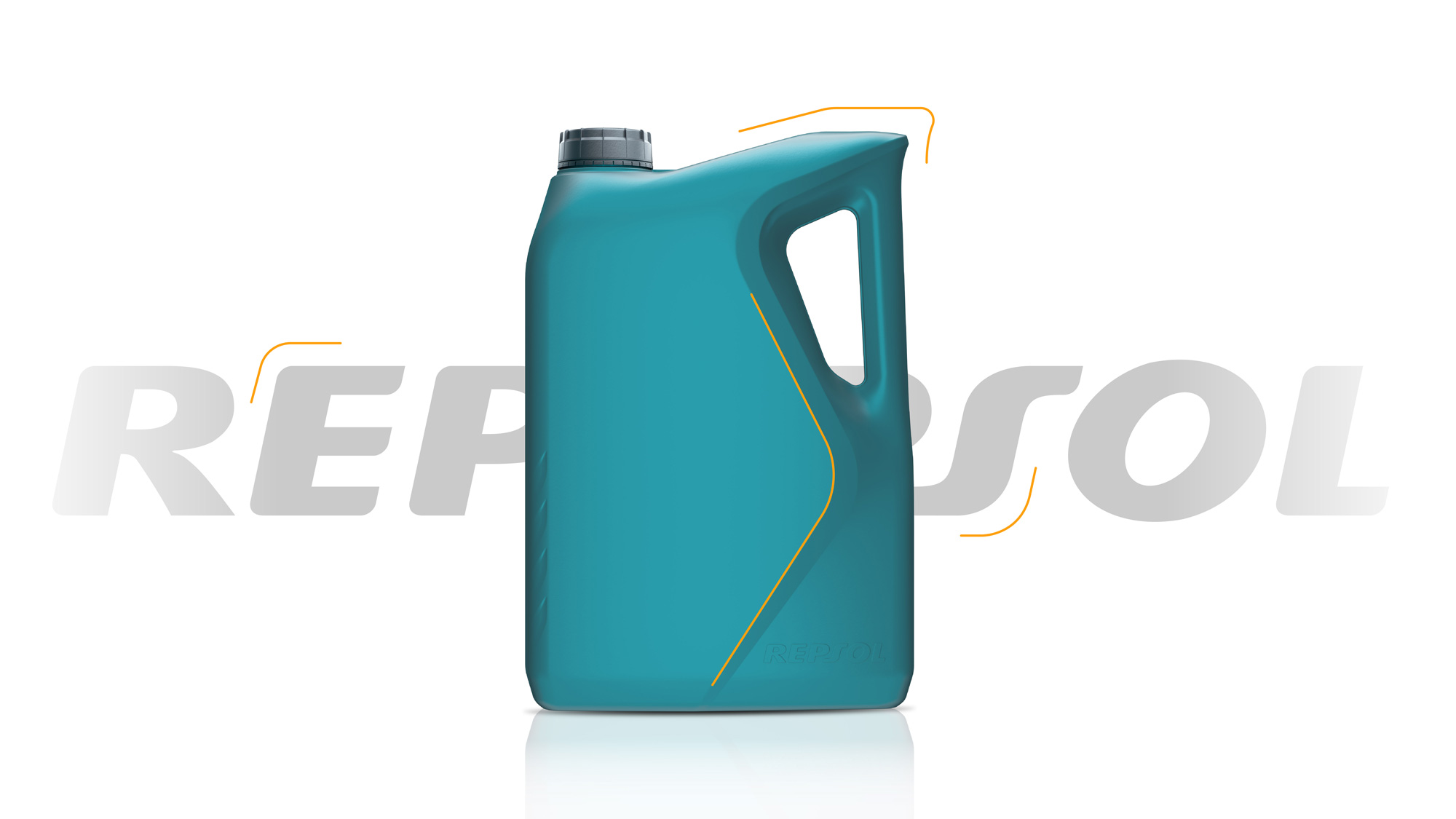 Repsol雷普索爾汽車卡車摩托車潤滑油桶型設(shè)計包裝設(shè)計“3D環(huán)繞元素“