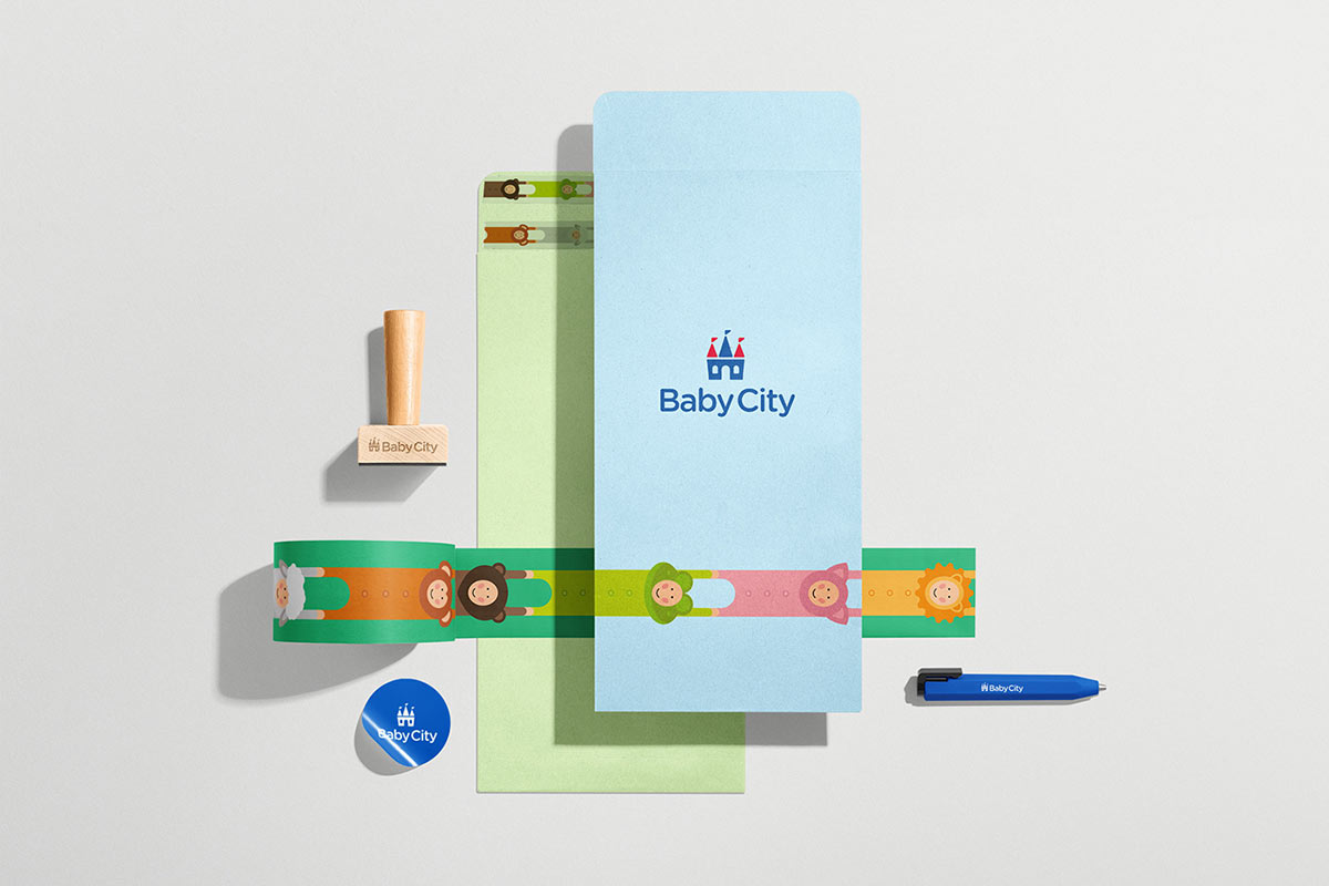 Baby City 嬰兒城嬰兒用品品牌vi設(shè)計(jì),首尾相連的卡通人物視覺 Baby City 嬰兒城嬰兒用品品牌vi設(shè)計(jì),首尾相連的卡通人物視覺