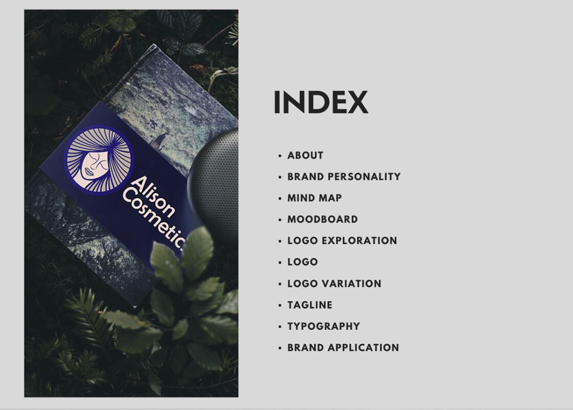 Alison艾 莉森化妝品品牌logo設(shè)計“女性頭像”圖案