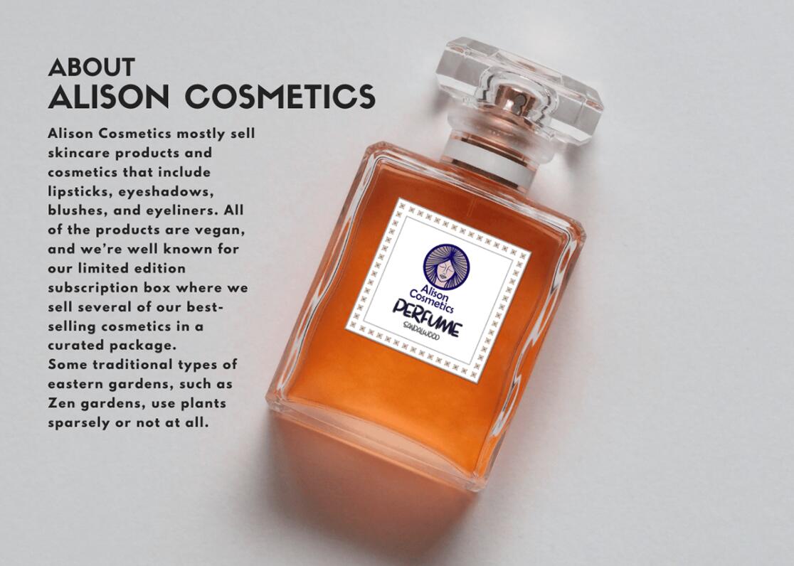 Alison艾 莉森化妝品品牌logo設(shè)計“女性頭像”圖案