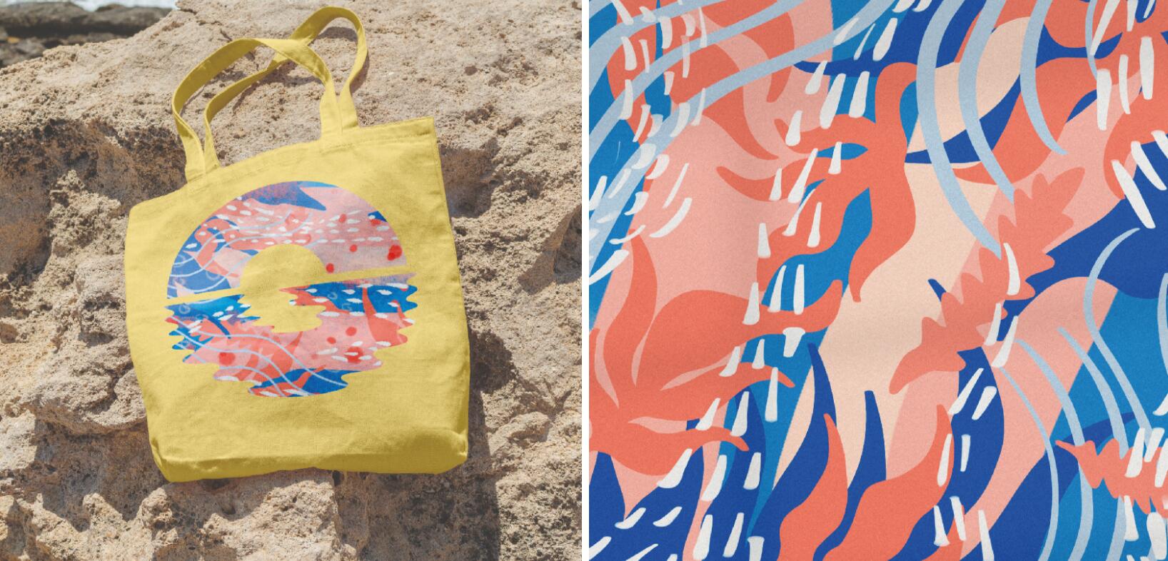 Ocean Generation海洋保護組織公益品牌形象設計與OG字母logo設計