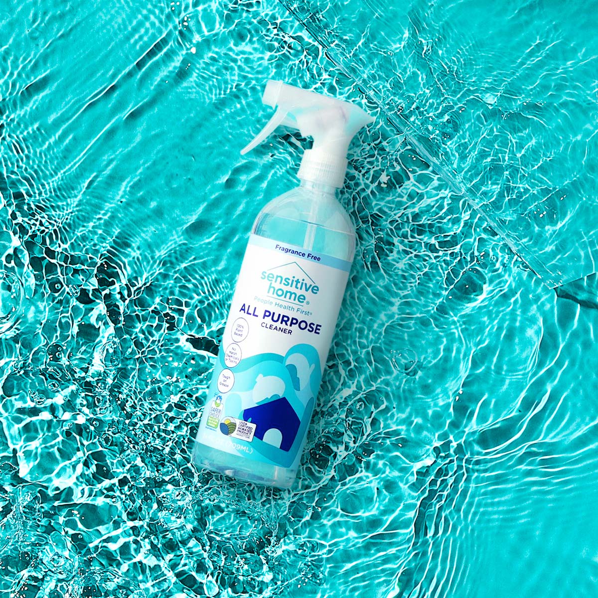 Sensitive Home敏感家居家用清潔劑洗衣液洗碗液logo設(shè)計(jì)包裝設(shè)計(jì)，兩個(gè)長(zhǎng)發(fā)女人擁抱房子插畫(huà)