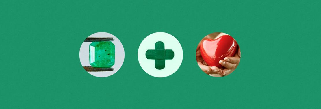 Esmeralda 保健診所醫(yī)院logo設計vi設計，醫(yī)療十字、膠囊與愛心元素