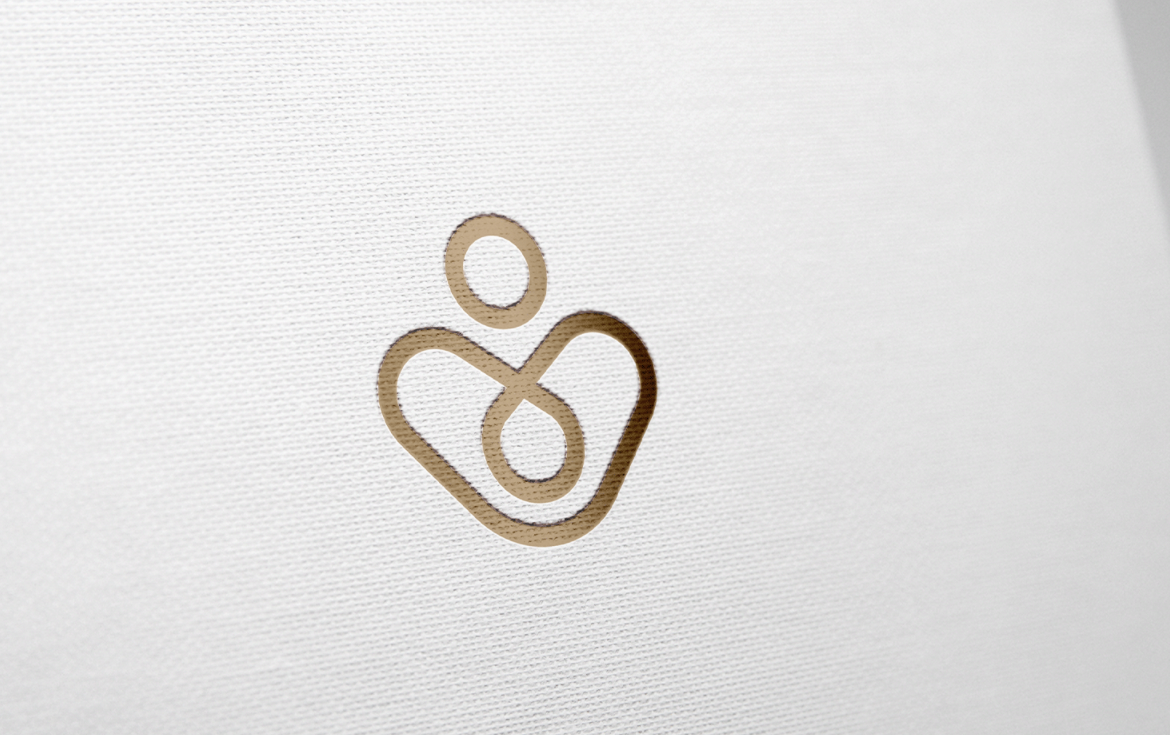 Medclin 高端醫(yī)療體檢醫(yī)院logo設(shè)計(jì)vi設(shè)計(jì)，藍(lán)金尊貴體驗(yàn)氛圍