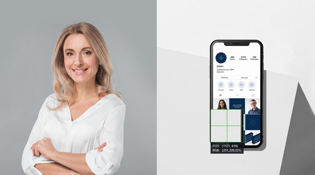 CPAP+睡眠呼吸暫停通氣治療醫(yī)療設備品牌logo設計視覺形象vi設計“圓點氣流”圖案